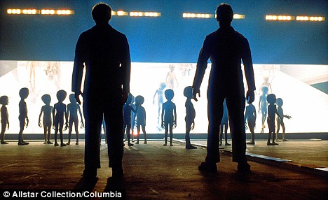 科幻电影第三类接触中的小个外星人